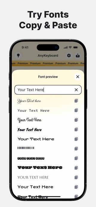 AnyKeyboard Fancy Fonts Emojis Screenshot 7 of 7