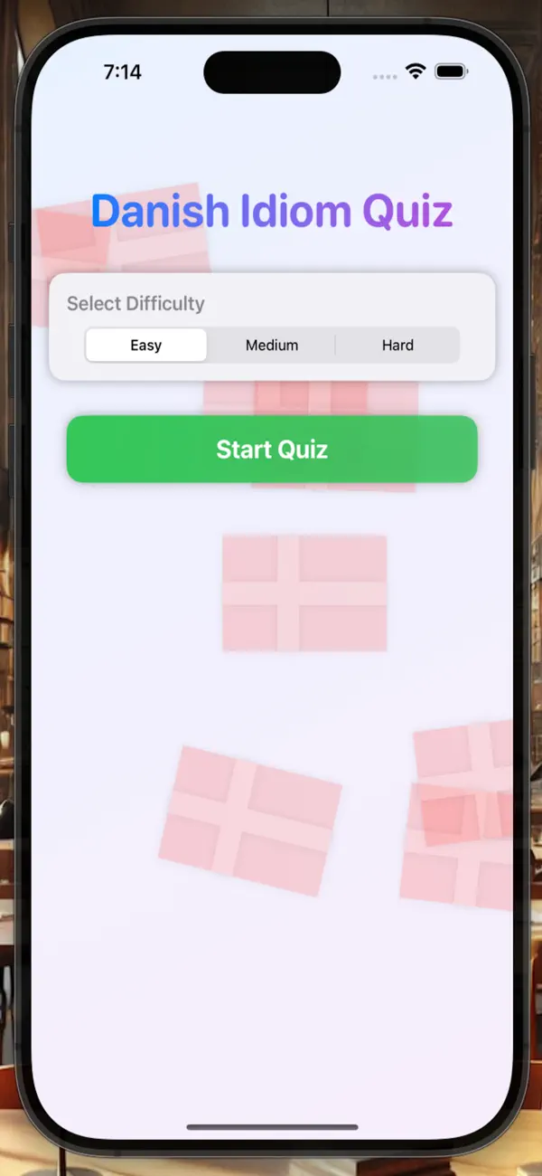 Screenshot #3 pour Danish Idiom Quiz
