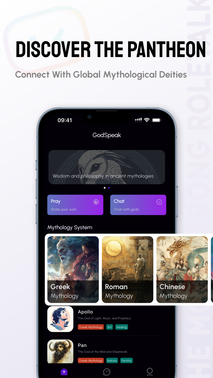 GodSpeak Chat with legends