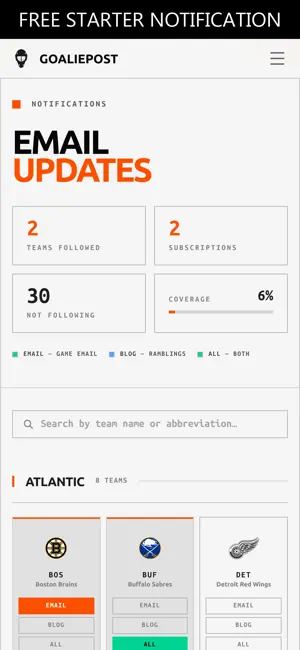 Dobber's Goalie Post screenshot 4