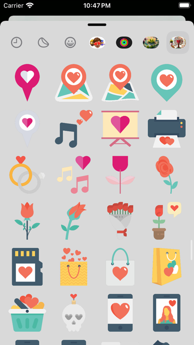 Romantic Stickers Screenshot