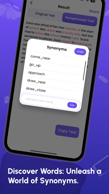 Paraphrase - AI Reword Tool screenshot-4