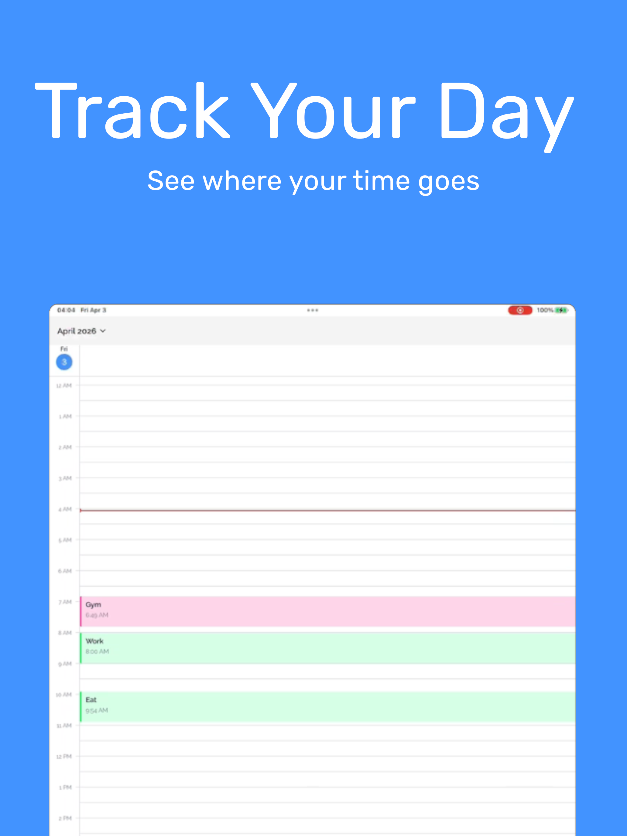 TimeTracer - Track Your Day screenshot 4