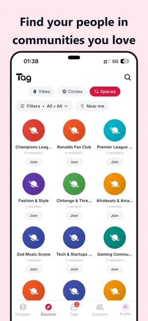 Tag Community screenshot 4