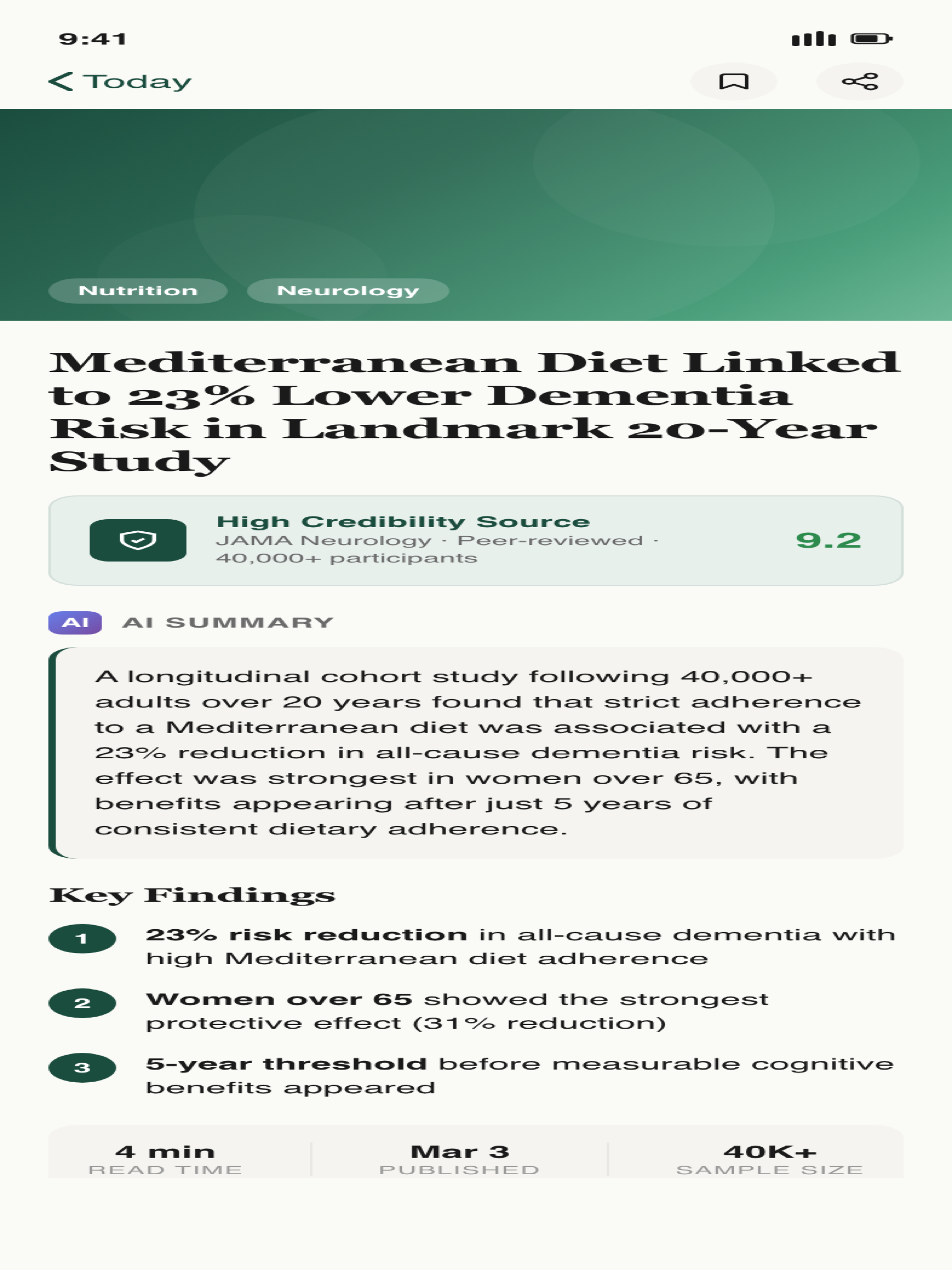 Pulse: Daily Health Brief screenshot 5
