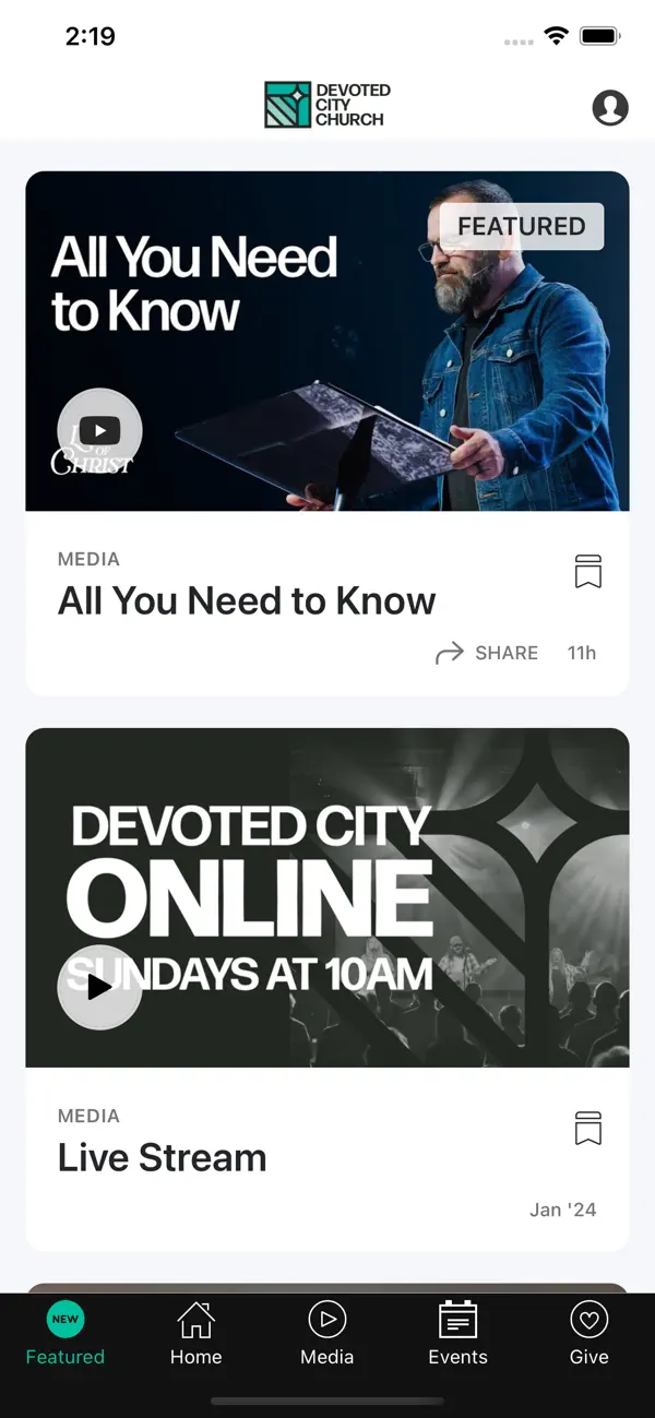 Screenshot #1 pour Devoted City Church