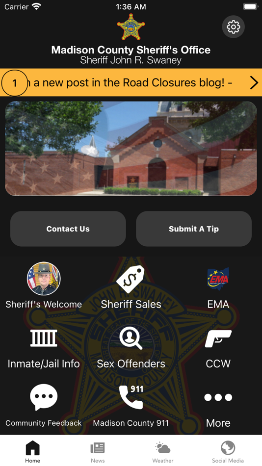 #1. Madison County Sheriff Ohio (iOS) 由: Madison County Sheriff's Office (Ohio)