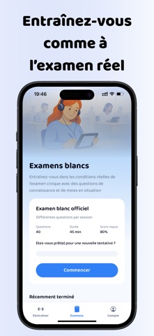 Examen Civique 2026 screenshot