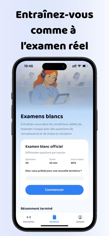 Examen Civique 2026 screenshot 6 of 8