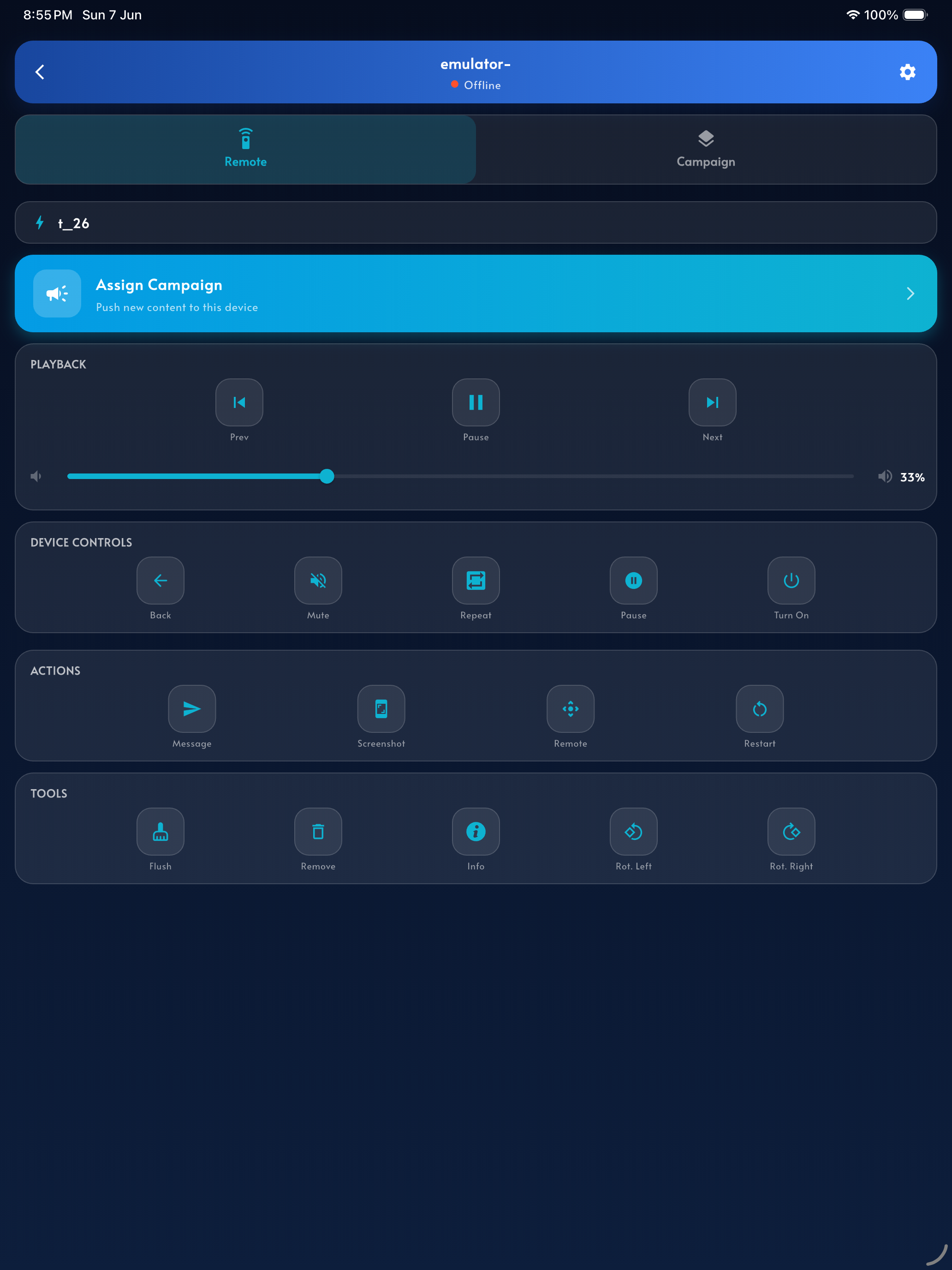 PopUpPush Remote