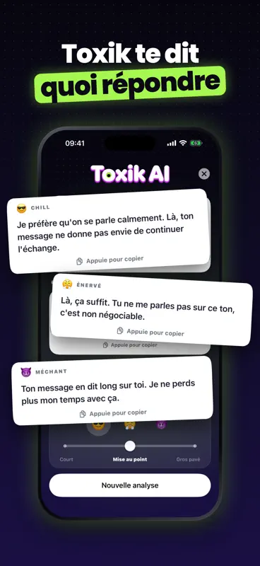 Toxik AI: Détecte & Réponds screenshot 4 of 5