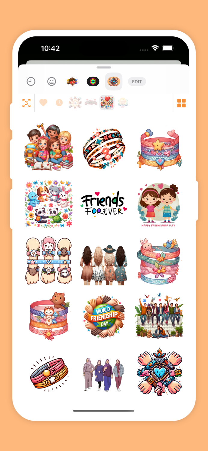 Friendship Day iStickers