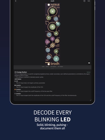 RackDocs - Eurorack Reference iPad screenshot