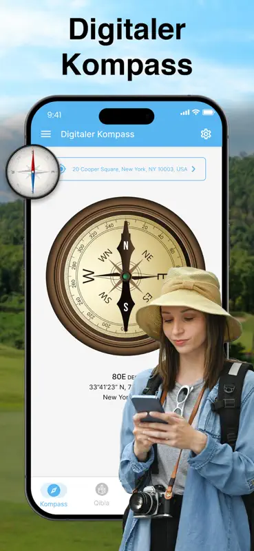 Compass GPS – Qibla Finder screenshot 1 of 6