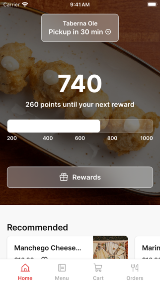 Taberna Ole app screenshot