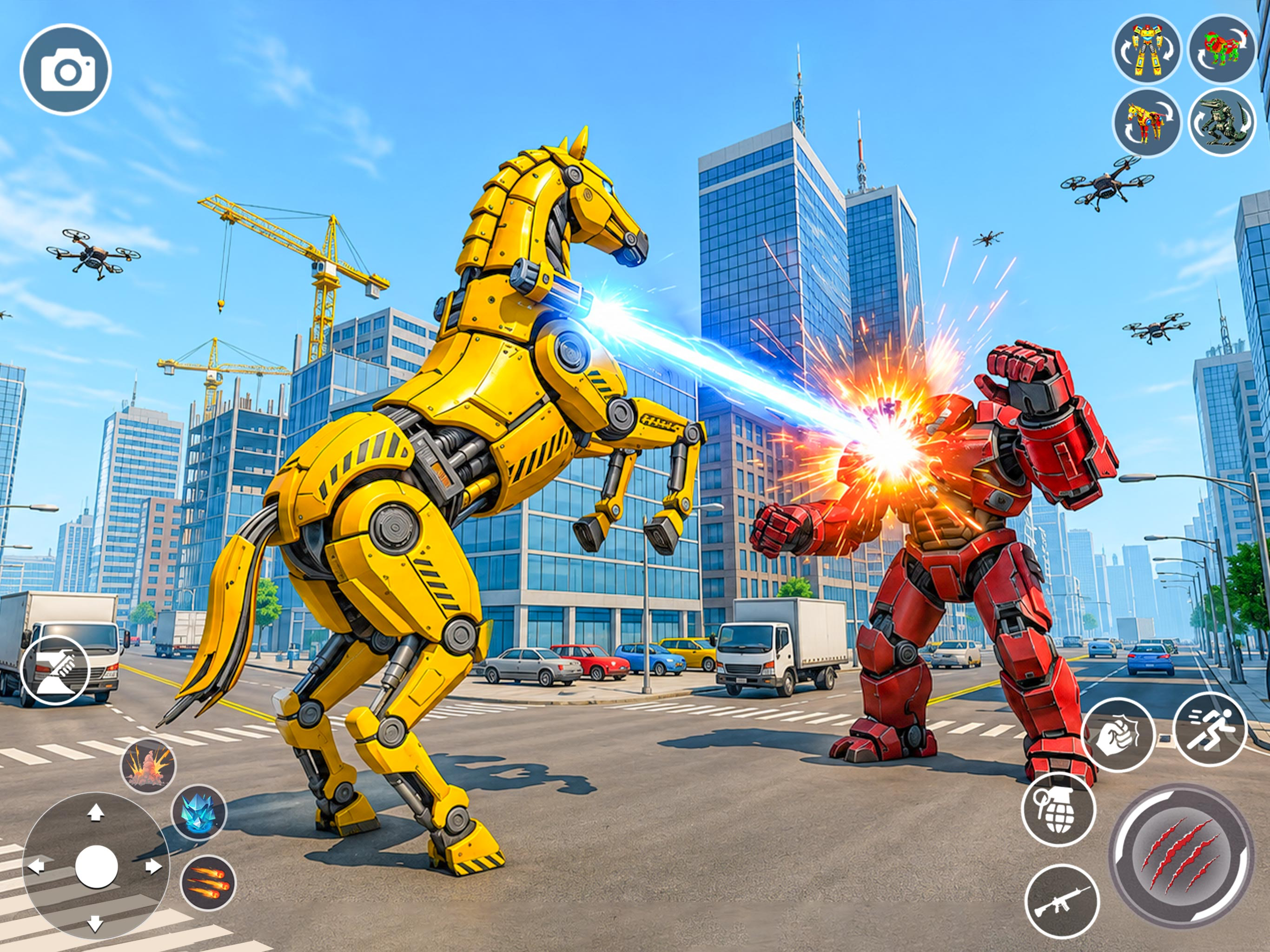 Animal Robot Transform Wars screenshot 8