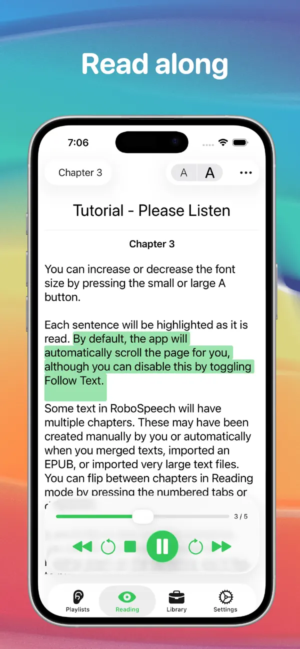 Screenshot #3 pour RoboSpeech
