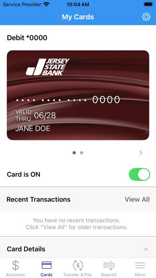 Jersey State Bank Mobile Screenshot