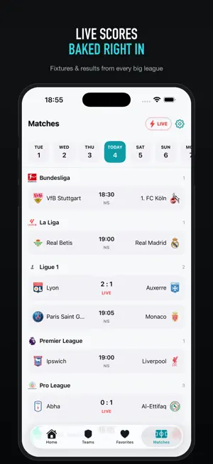 Football Live Wallpaper, Score screenshot 2