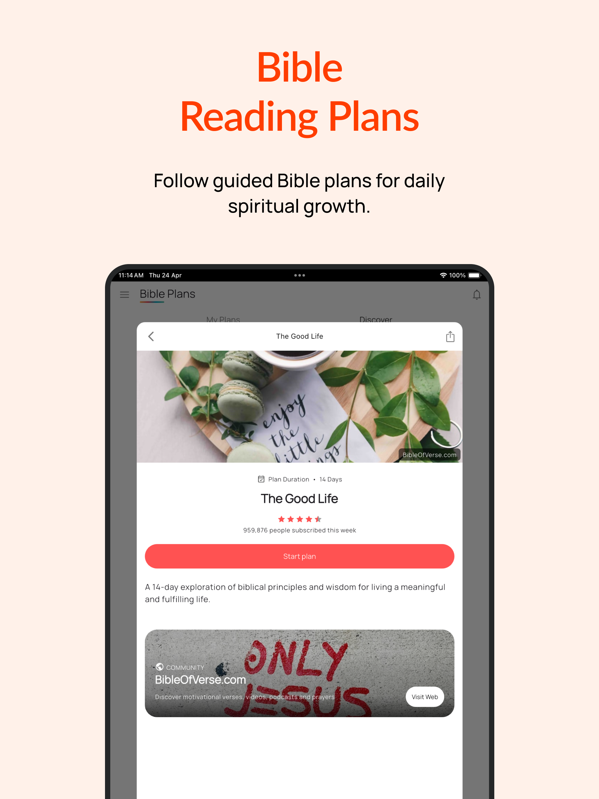 NIV Bible Daily Prayer & Study