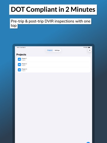 DVIR Fleet Inspect Checklist iPad screenshot