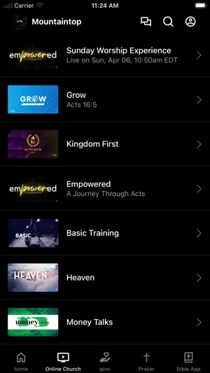 Mountaintop Church App screenshot 2