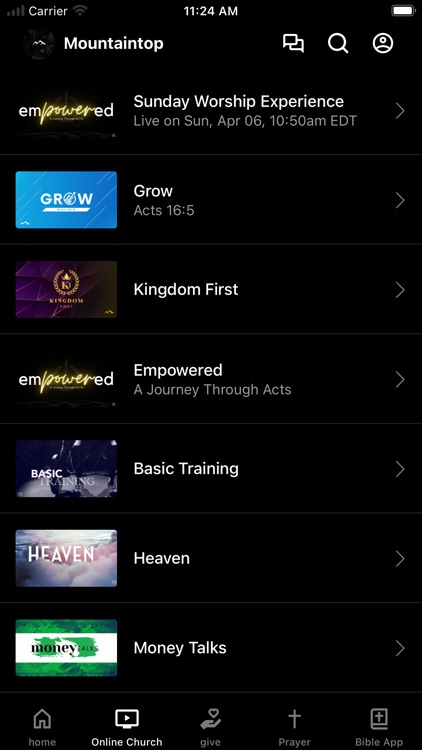 Mountaintop Church App