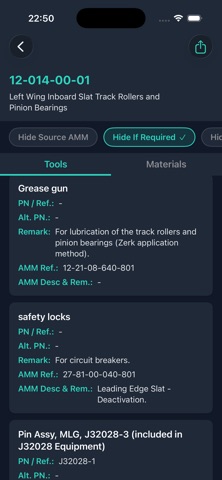 AMA Tool and Material screenshot