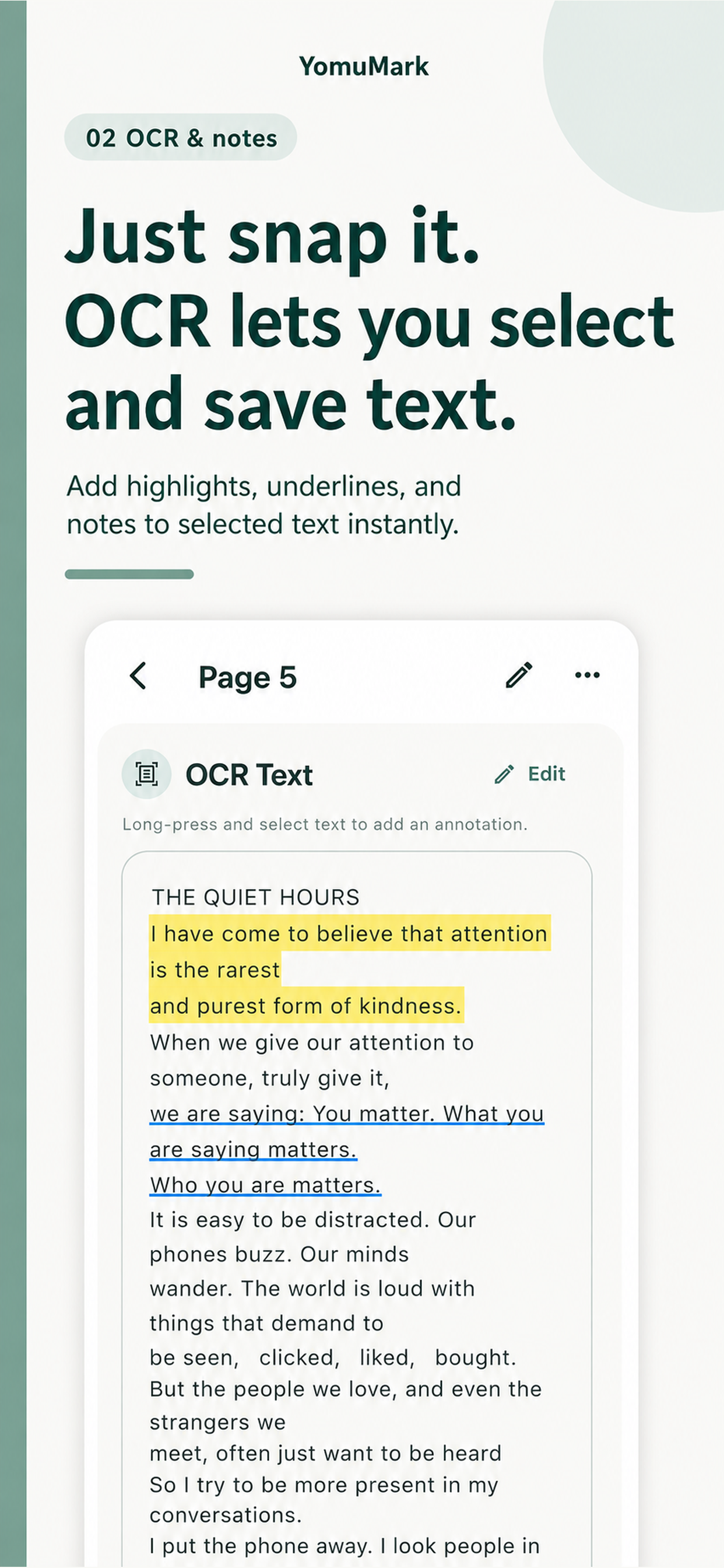 YomuMark - Paper Book Notes screenshot 2