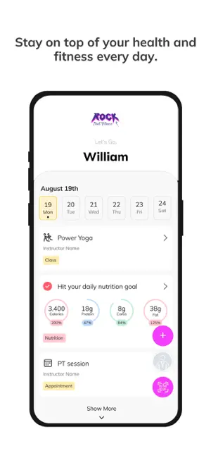 Rock That Fitness screenshot 2
