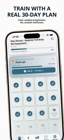 30 Day Workout Plan Screenshot 2 of 10