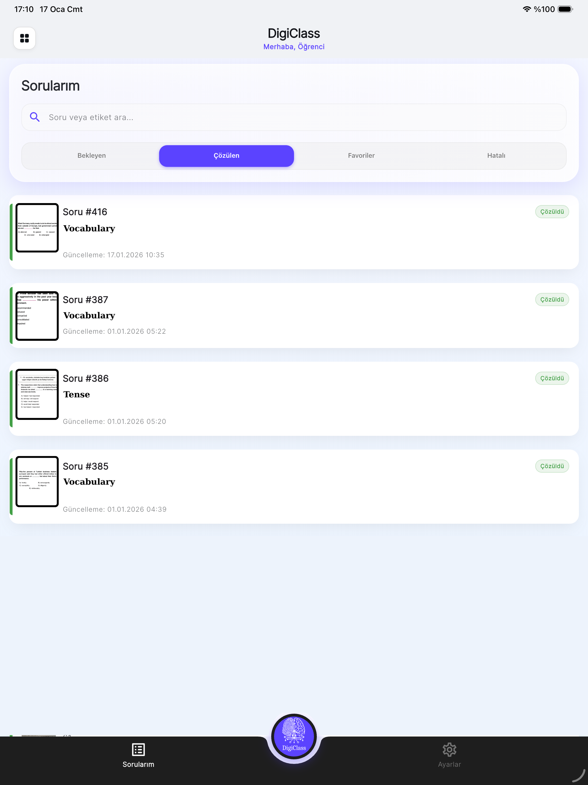 DigiClass: Soru & Çözüm screenshot 7