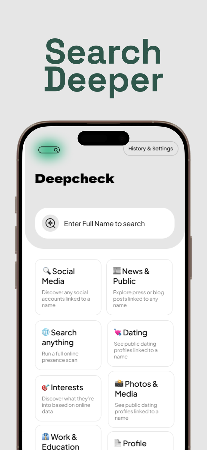 Deepcheck AI Search assistant
