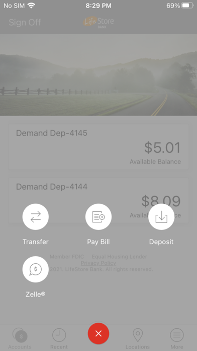 LifeStore Bank Mobile Screenshot