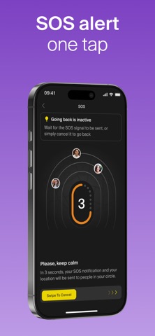 Tracking family - GPS location screenshot