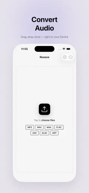 Rewave: Audio Converter screenshot 1