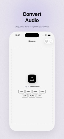 Rewave: Audio Converter Screenshot 1 of 6