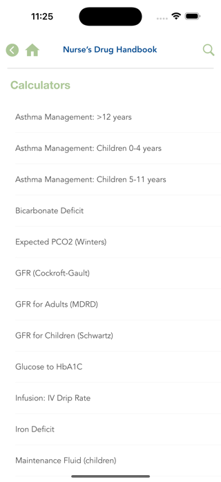 Nurse's Drug Handbook Screenshot 6 of 8