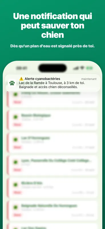 Alerte Cyanobactérie - Gambade screenshot 3 of 4