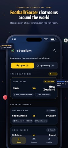 eStadium: Live Match Chat Screenshot 1 of 3