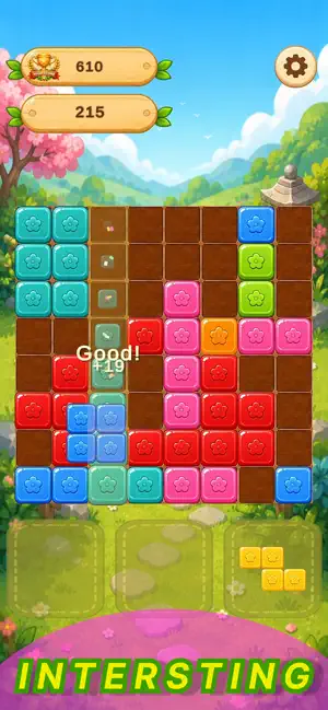 Bloomy Blocks screenshot 2