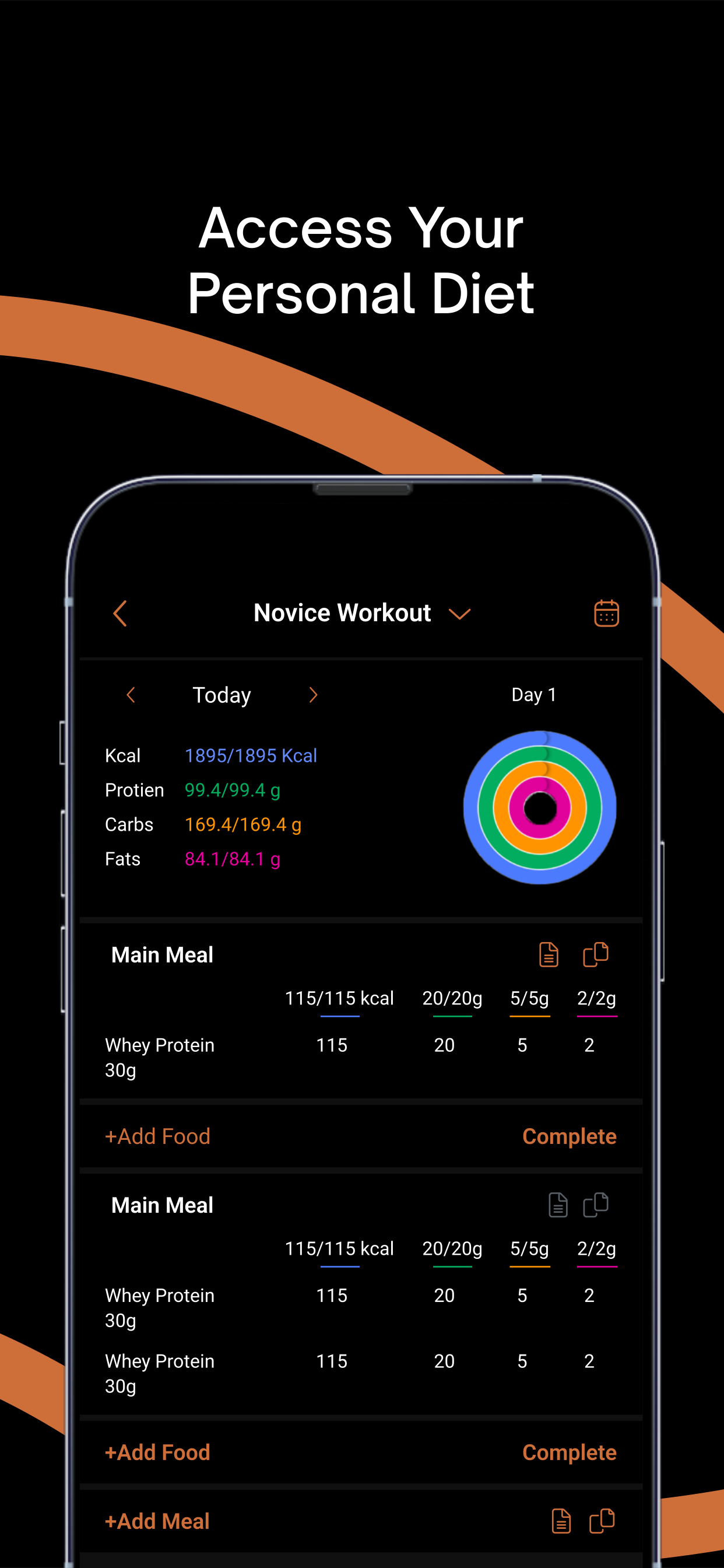 Power fitness and nutrition screenshot 3