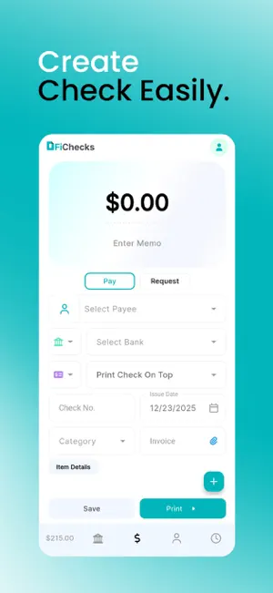 FiChecks screenshot 1