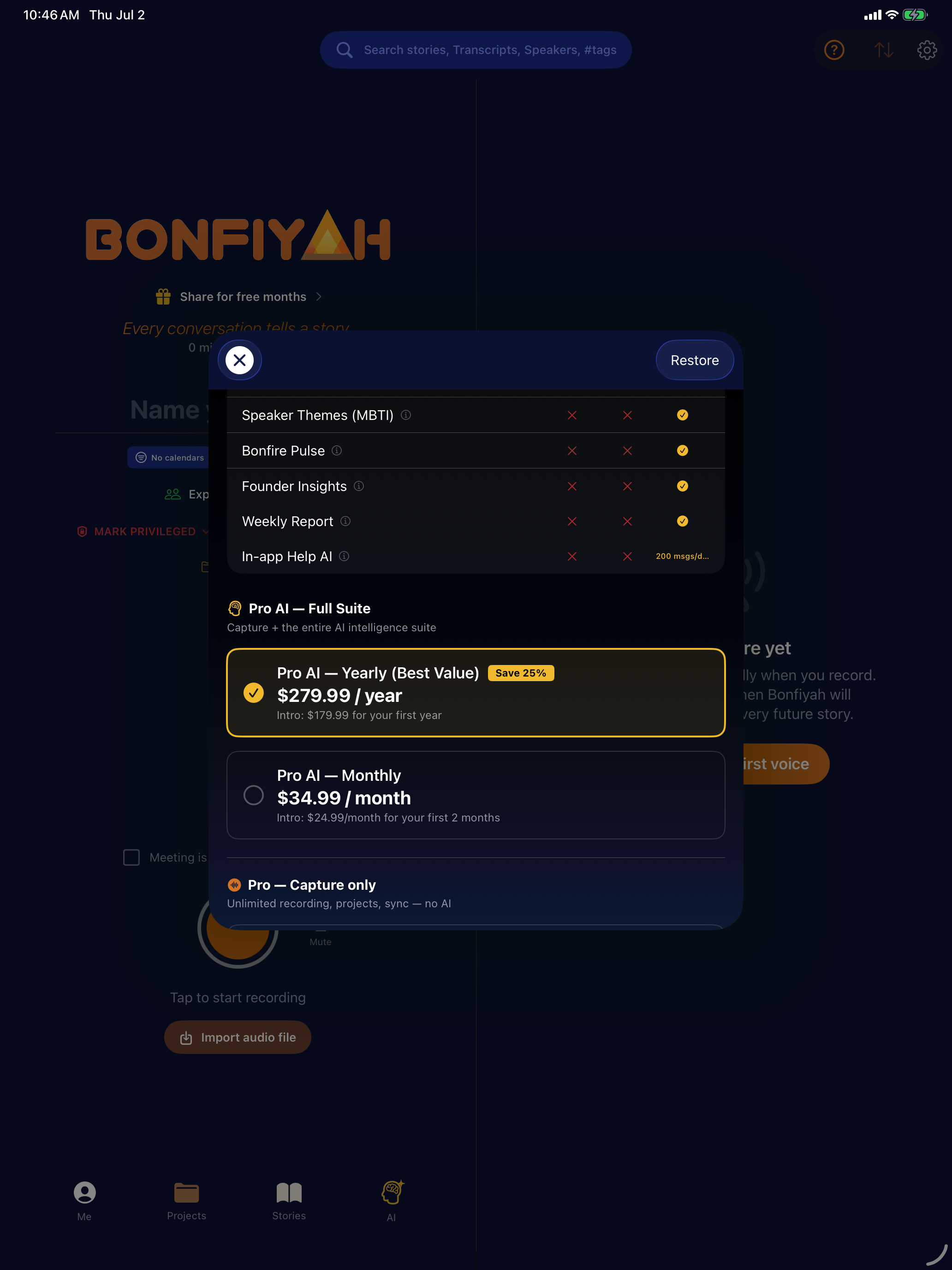 Bonfiyah: AI Conversations screenshot 15