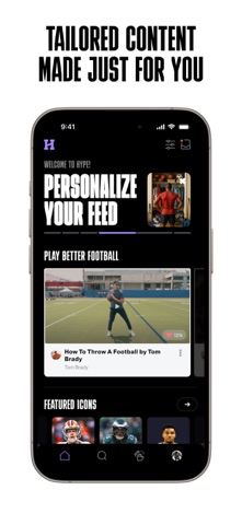 Hype: Built for Athletes iPhone screenshot