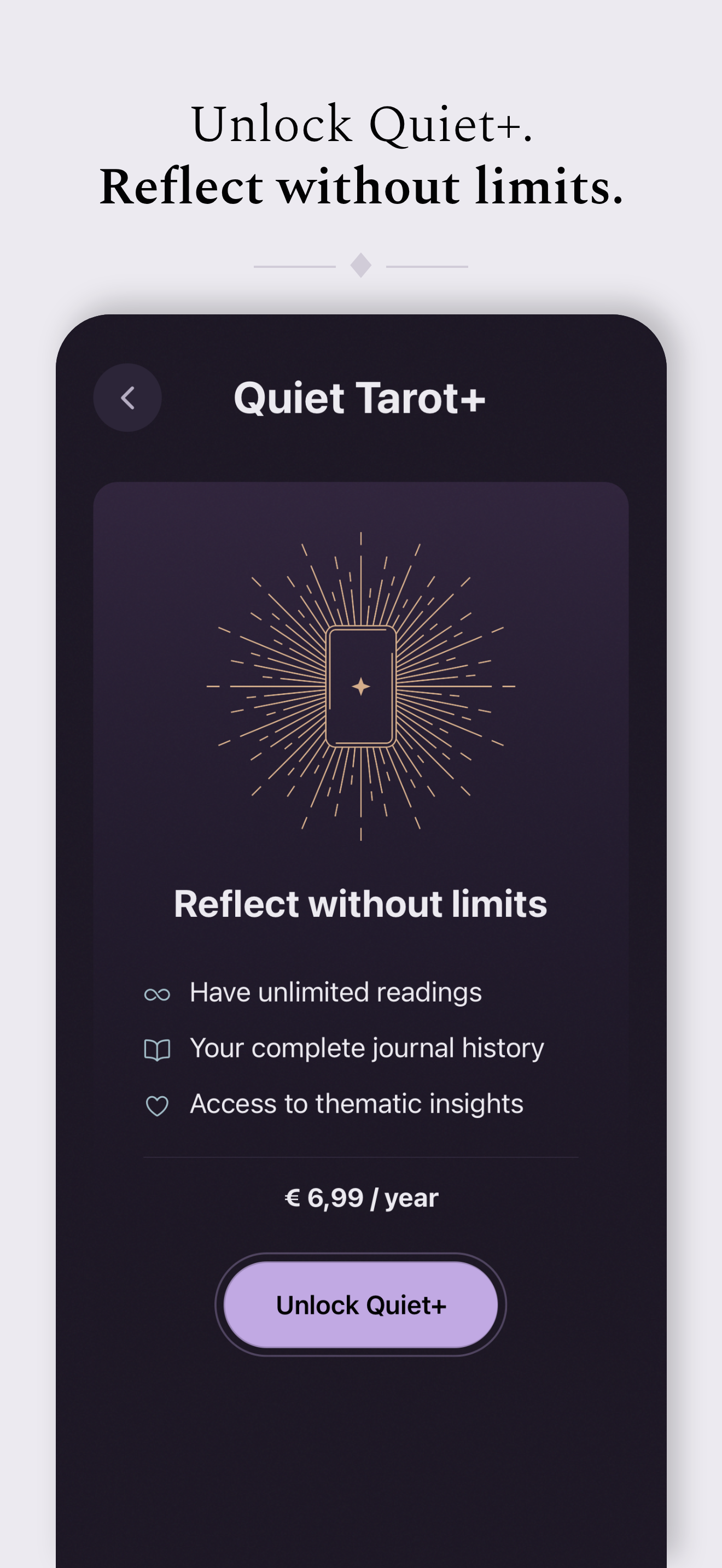 Quiet Tarot screenshot 8