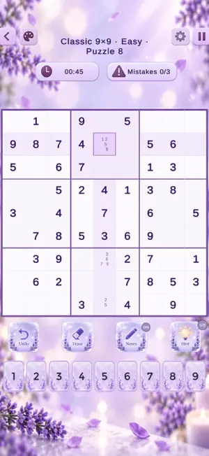Legacy Sudoku screenshot 1