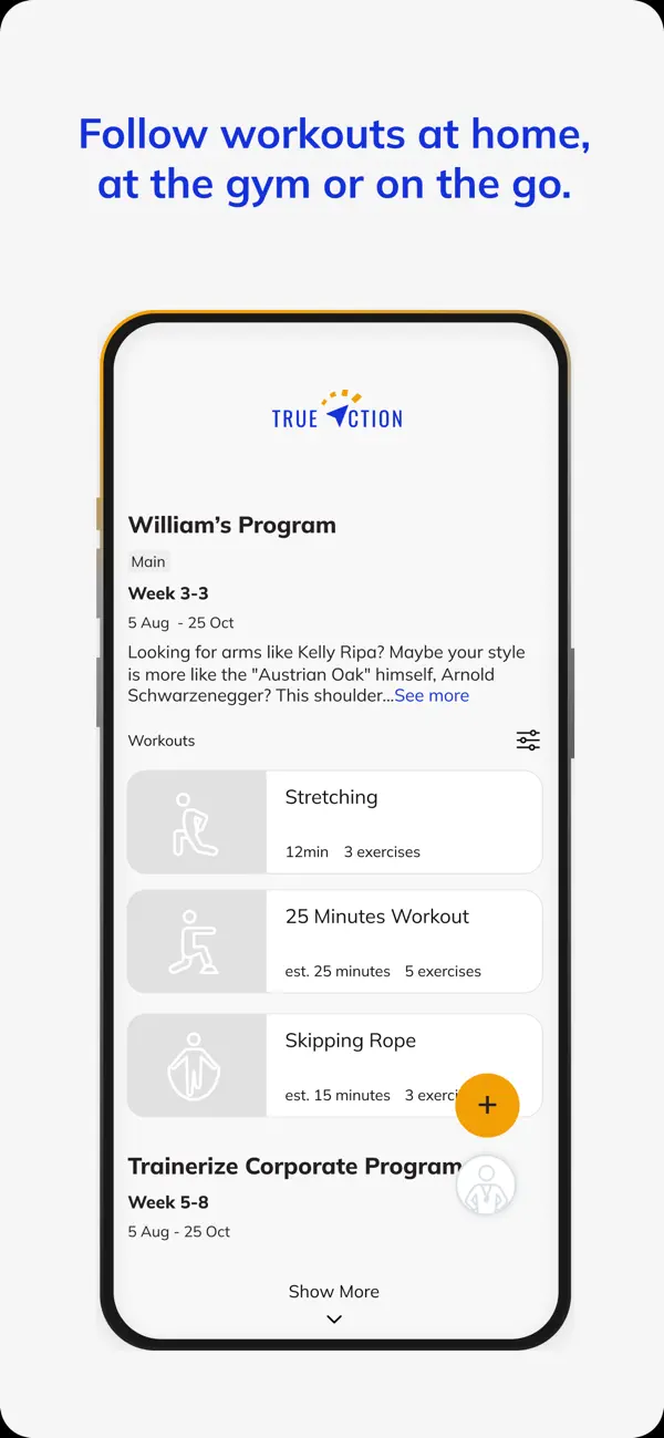 Screenshot #2 pour True Action App