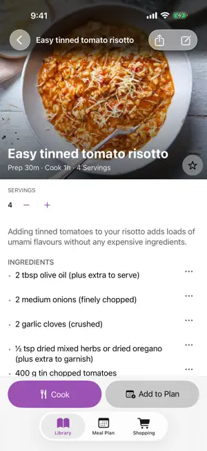 Ladle: Recipes & Meal Plan screenshot 2