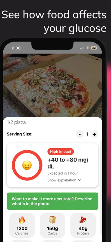 Gluco AI Diabetes Food Tracker screenshot 6 of 9